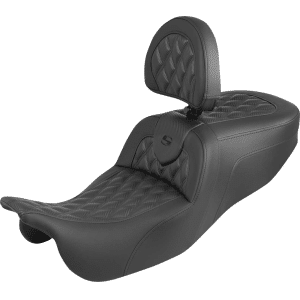 Saddlemen® Roadsofa™ Seat - Road Glide 3 With Backrest - Carbon Fiber - Lattice Stitch - FLRT/FLTRT