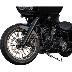 Alternative view of Arlen Ness® Fat Tire Fork Boot Cover - '99-'13 - Black Anodized - Smooth 20-042