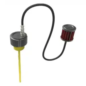 Figurati® Performance Vented Dipstick for Harley-Davidson Touring M8 '17-'26- Knurled Black