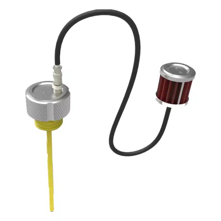 Figurati® Performance Vented Dipstick for Harley-Davidson Touring M8 '17-'26- Knurled Silver