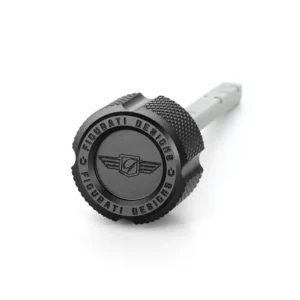 Figurati® Performance Magnetic Transmission Dipstick for Harley-Davidson M8 (2017-2025) - Knurled Black