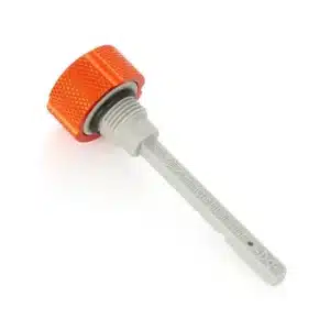 Alternative view of Figurati® Performance Magnetic Transmission Dipstick for Harley-Davidson M8 (2017-2025) - Knurled Orange