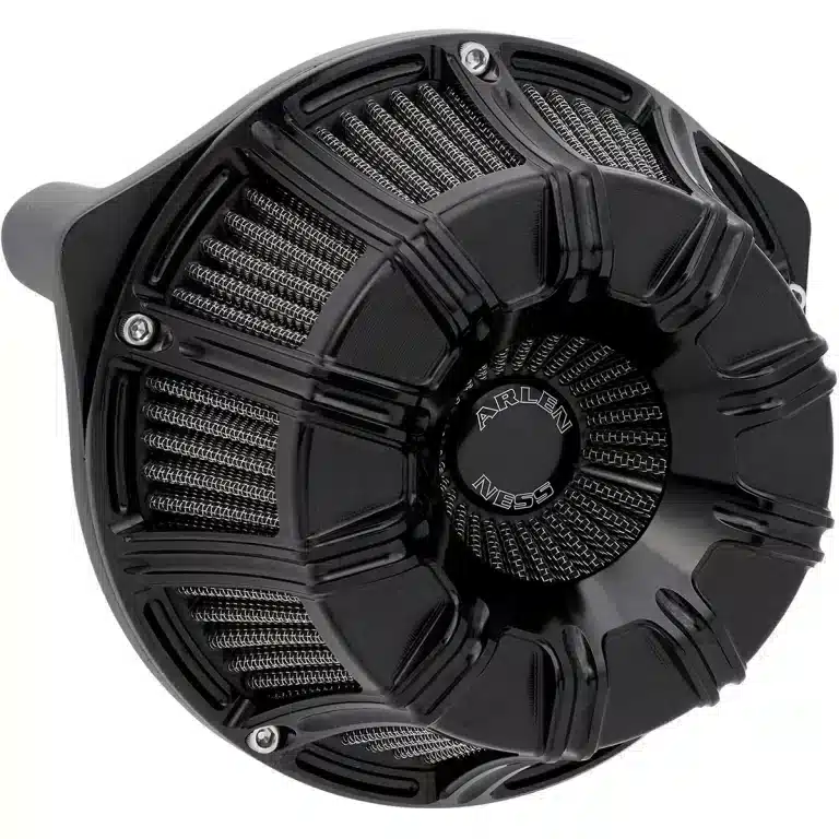 Arlen Ness&reg; Inverted Series Air Cleaner Kit - Black 600-008