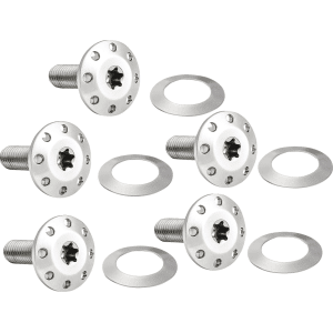 Arlen Ness® Bolt Kit - Holeshot/Front/Floating/Brake Rotor - Spoke Mount - Polished - 5 Pack 300-905