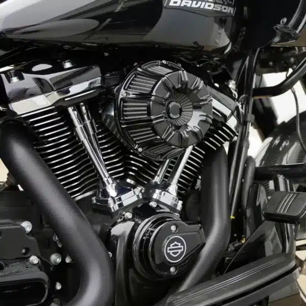 Arlen Ness® Inverted Series Air Cleaner Kit - Black 600-008 - RickRak