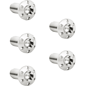 Arlen Ness® Bolt Kit - Holeshot/Brake Rotor/Front - Hub Mount - Polished 5/16-18 x 7/8" - 5 Pack 300-912