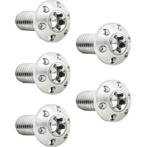 Arlen Ness® Bolt Kit - Holeshot/Brake Rotor/Rear - Hub Mount - Polished - 3/8-16 x 1" - 5 Pack 300-909