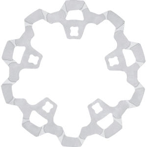 Lyndall Racing® Rotor with Gas Slots - Prodigy/Enforcer - Stainless Steel - 11.8" 3-230-2