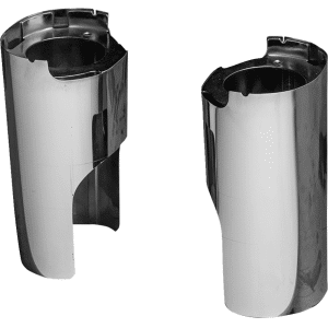 Arlen Ness® Fork Boot Cover - Chrome - Smooth 125-001