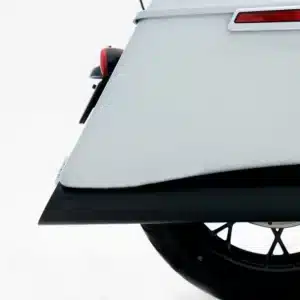 Rinehart Racing® 4.5" DBX45 Slip-Ons Exhaust Black w Black Slash End Caps for '17-Later Harley Touring