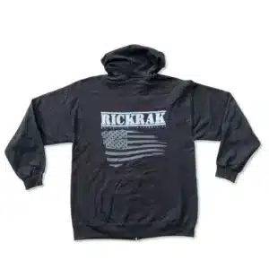 RickRak® USA Flag Zip-Up Hoodie Sweatshirt