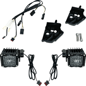 Custom Dynamics&reg; Shark Demon&trade; Turn Signal - LED - Amber/White SD-SG-FT-AW