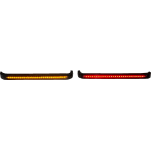 Custom Dynamics&reg; '26+ Saddlebag Lights - Low Profile - Amber/Red LEDs - Smoke Lens CD-LPDC-2026-S