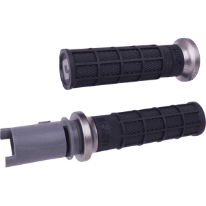 ODI Grips&reg; Hart-Luck Signature V-Twin Lock-On&trade; Grips - CVO - Black/Gunmetal