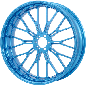 Alternative view of Arlen Ness&reg; Rim - Y-Spoke - Rear - Blue - 18x5.5 / 71-544