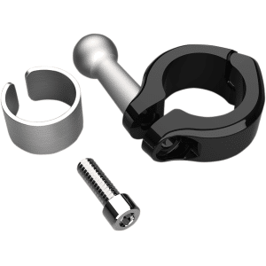 Ciro&reg; Aluminum Clamp Kit - Ball Mount - 7/8" - 1" Handlebars - Black 50129