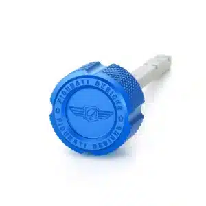 Figurati&reg; Performance Magnetic Transmission Dipstick for Harley-Davidson All Models - Knurled Blue