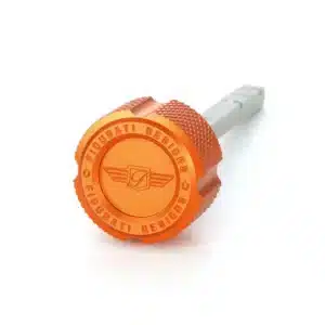 Figurati&reg; Performance Magnetic Transmission Dipstick for Harley-Davidson All Models - Knurled Orange
