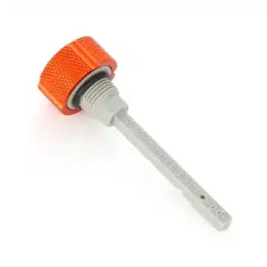 Alternative view of Figurati&reg; Performance Magnetic Transmission Dipstick for Harley-Davidson All Models - Knurled Orange