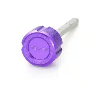 Figurati&reg; Performance Magnetic Transmission Dipstick for Harley-Davidson All Models - Knurled Purple