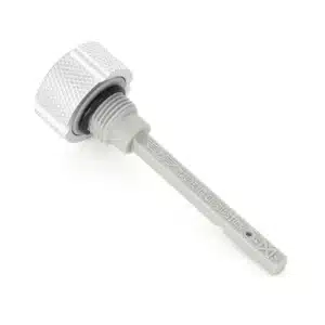 Alternative view of Figurati&reg; Performance Magnetic Transmission Dipstick for Harley-Davidson All Models - Knurled Silver