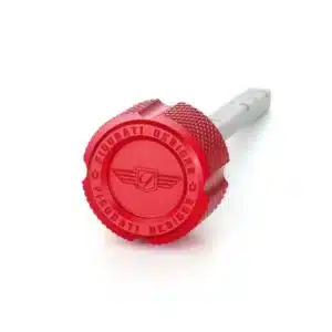 Figurati&reg; Performance Magnetic Transmission Dipstick for Harley-Davidson All Models - Knurled Red