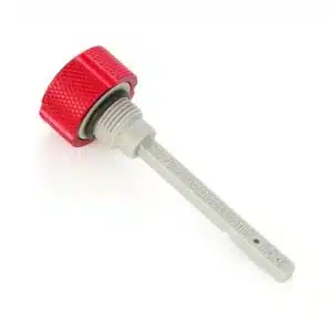 Alternative view of Figurati&reg; Performance Magnetic Transmission Dipstick for Harley-Davidson All Models - Knurled Red