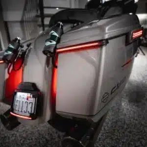 Alternative view of Custom Dynamics&reg; '26+ Saddlebag Lights - Low Profile - Amber/Red LEDs - Smoke Lens CD-LPDC-2026-S