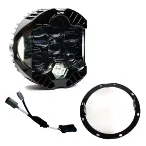 A10 Moto&reg; 14-23 HD Street Glide Baja Designs DOT LP6 Lighting Combo Kit - Bracket & Harness + 1 Clear DOT LP6 w/ White DRL
