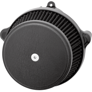 Arlen Ness&reg; Big Sucker&trade; Stage 1 Air Cleaner Kit with Cover - Smooth - Wrinkle Black 600-303