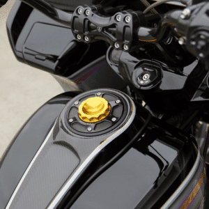 Alternative view of Arlen Ness&reg; 12 Point Gas Cap - Gold 701-016