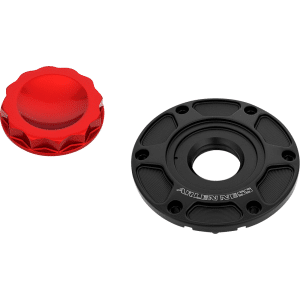 Alternative view of Arlen Ness® 12 Point Gas Cap - Red 701-017