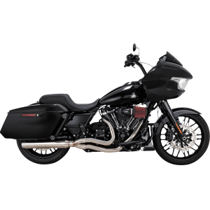 Alternative view of Vance & Hines&reg; 2-into-1 Gaslighter Exhaust System with Heat Shields - M8 Touring - Brushed 27346