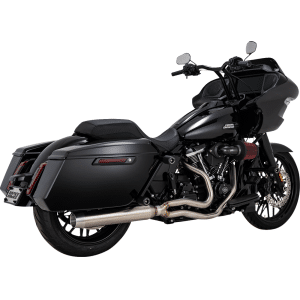 Vance & Hines® 2-into-1 Gaslighter Exhaust System without Heat Shields - M8 Touring - Brushed 27347