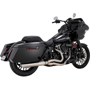 Vance & Hines® 2-into-1 Gaslighter Exhaust System with Heat Shields - M8 Touring - Brushed 27346
