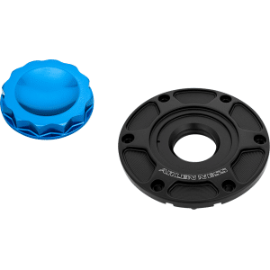 Alternative view of Arlen Ness&reg; 12 Point Gas Cap - Blue 701-015