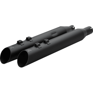 Khrome Werks&reg; HP-Plus&reg; Slip-On Mufflers - Slash-Up - 4"- M8 - Black 40FSL-1011-BLK