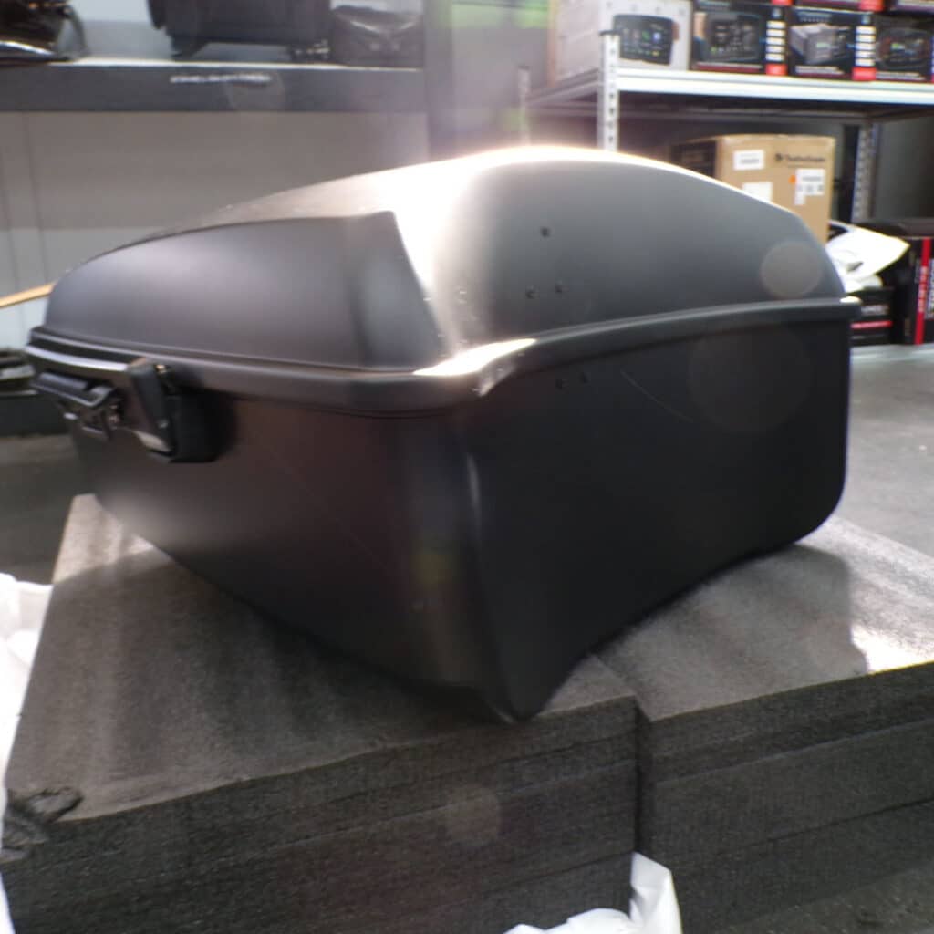 OPEN BOX - AdvanBlack® Denim Black King Tour Pak for 2014+ OEM H-D ...