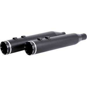 Alternative view of Khrome Werks&reg; 4-1/2" HP-Plus&reg; Slip-On Mufflers - Black with Tracer - Touring 202835